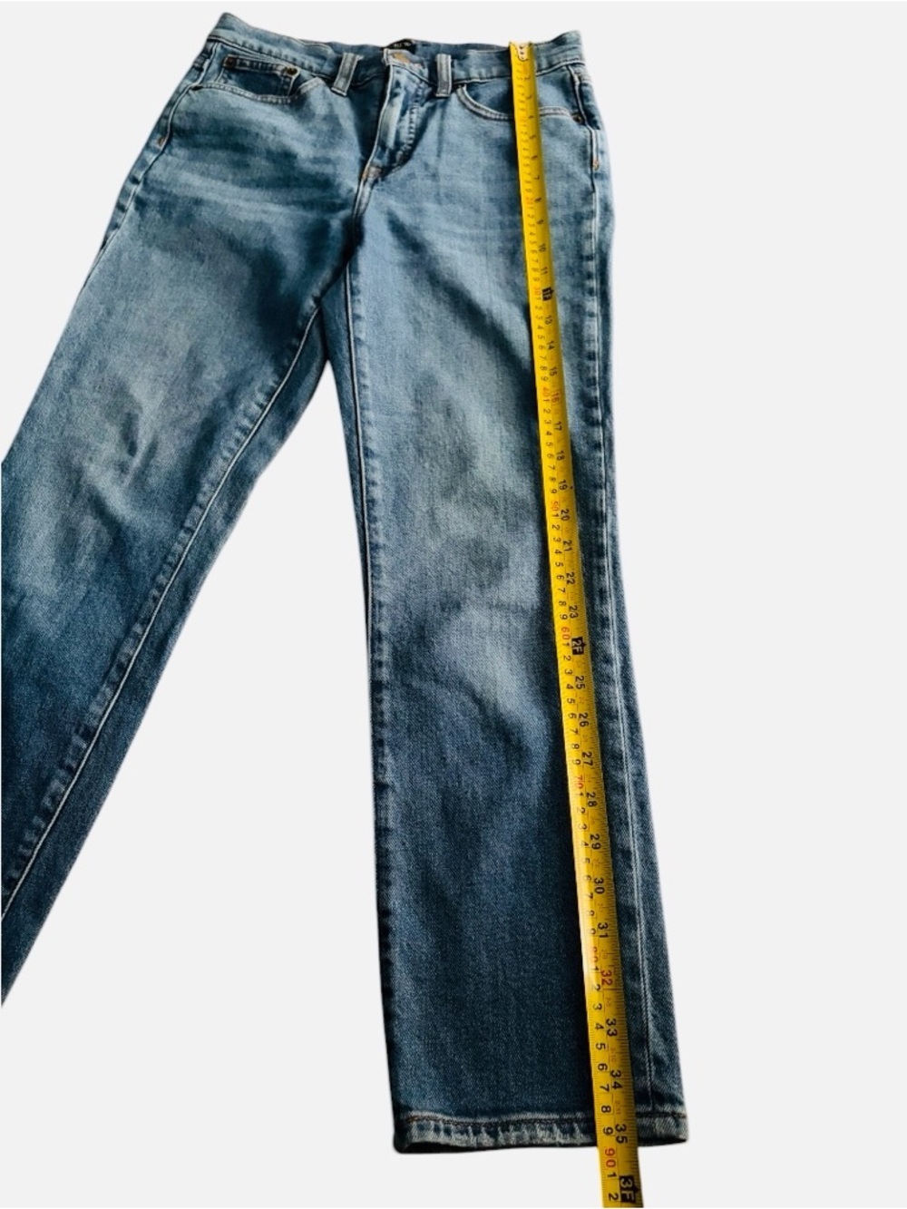 J. Crew Women's Straight-Leg Jeans in Medium Blue Size 26 - Picture 5 of 13